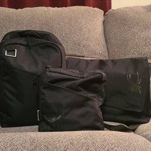 Used Nylon Spyder Backpack,Crossbody,Messanger bag